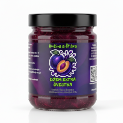 Švestkový džem extra, 70 % ovoce, Dužina a Šťáva